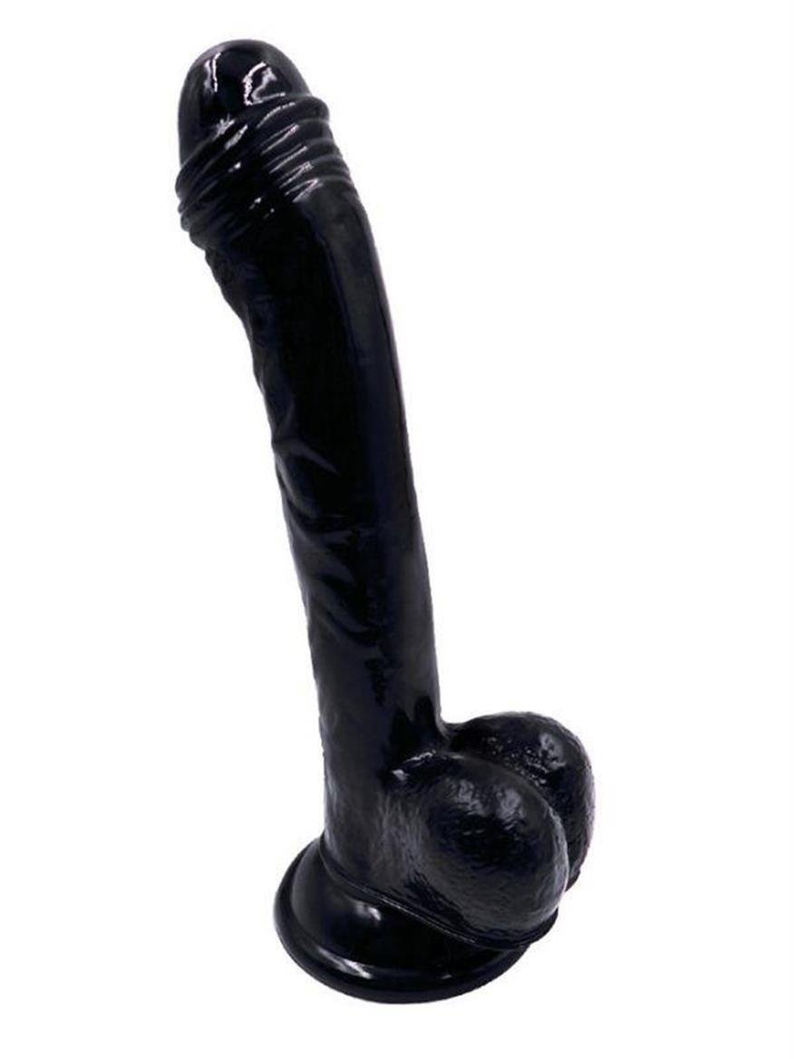 Realistik DildolarLuxerosshopRealistik DildolarCensanyeniC-7709S.Luxerosshop 19cm Siyah Dildo No:10