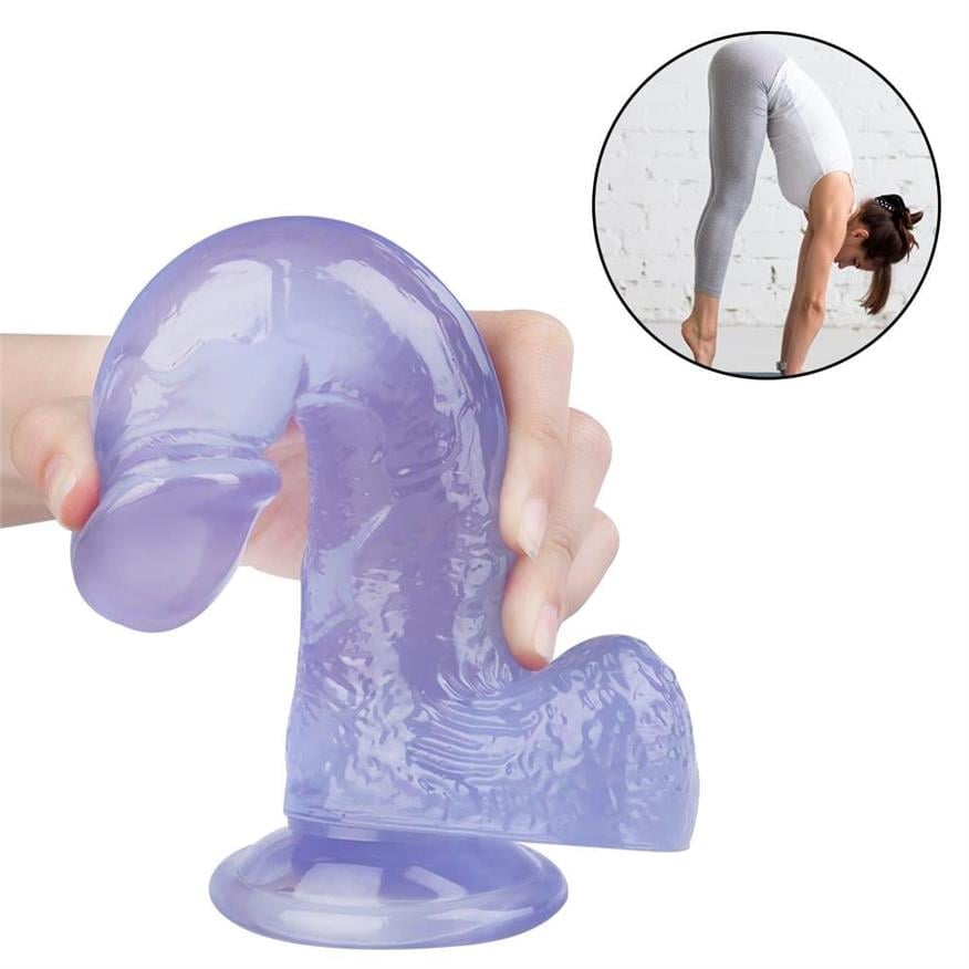 JEL DİLDOLARLuxerosshopJEL DİLDOLARCensanyeniC-7427-M.Luxerosshop 20CM Gerçekçi Mor Dildo Penis