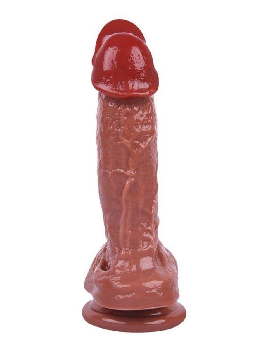 REALİSTİK DİLDONoctisREALİSTİK DİLDOCensanyeniC-7741K.Luxerosshop 21cm Kahverengi Çiftli Dildo No:61