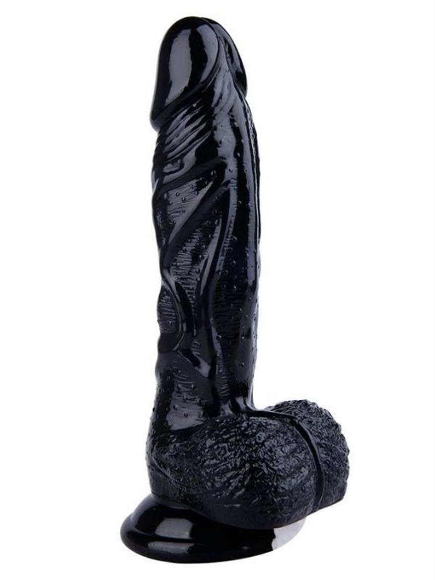 Realistik DildolarLuxerosshopRealistik DildolarCensanyeniC-7711S.Luxerosshop 22,5cm Siyah Dildo No:13