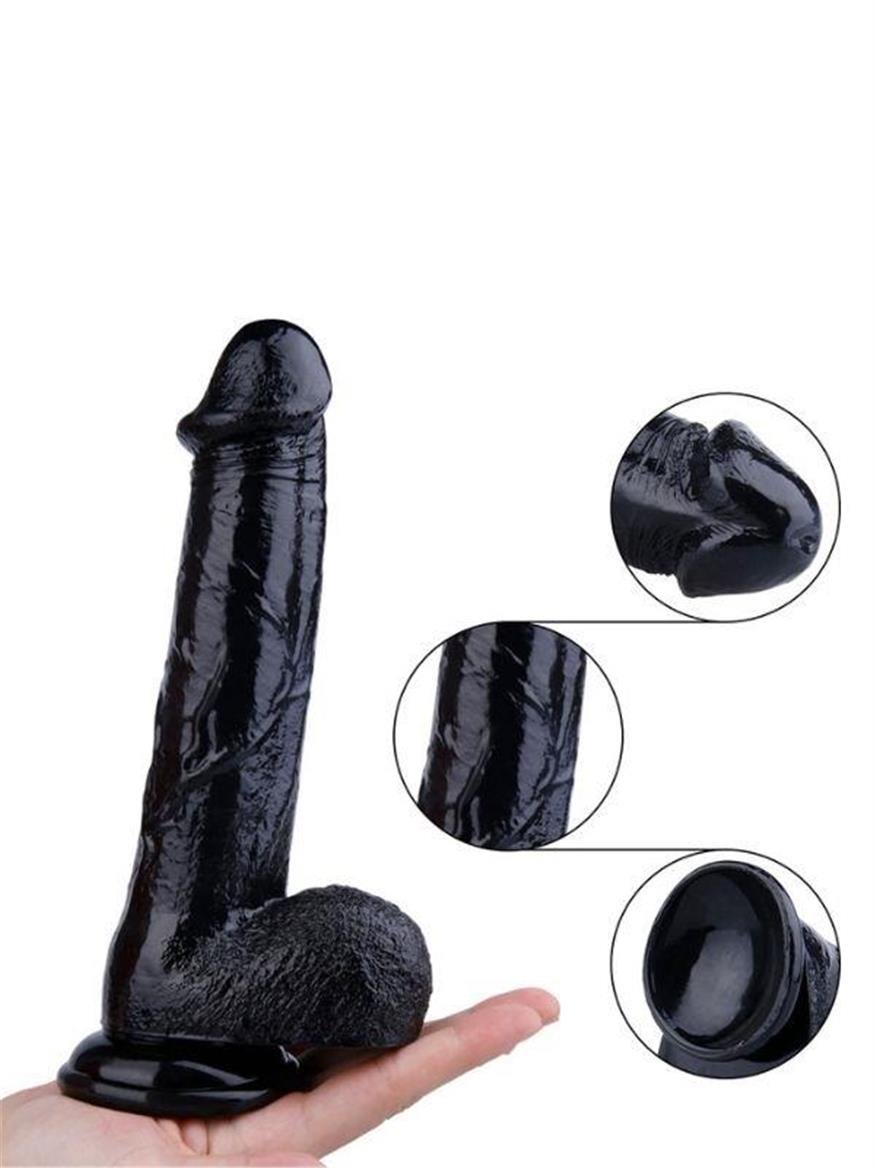 REALİSTİK DİLDONoctisREALİSTİK DİLDOCensanyeniC-7748S.Luxerosshop 24cm Siyah Dildo No:75