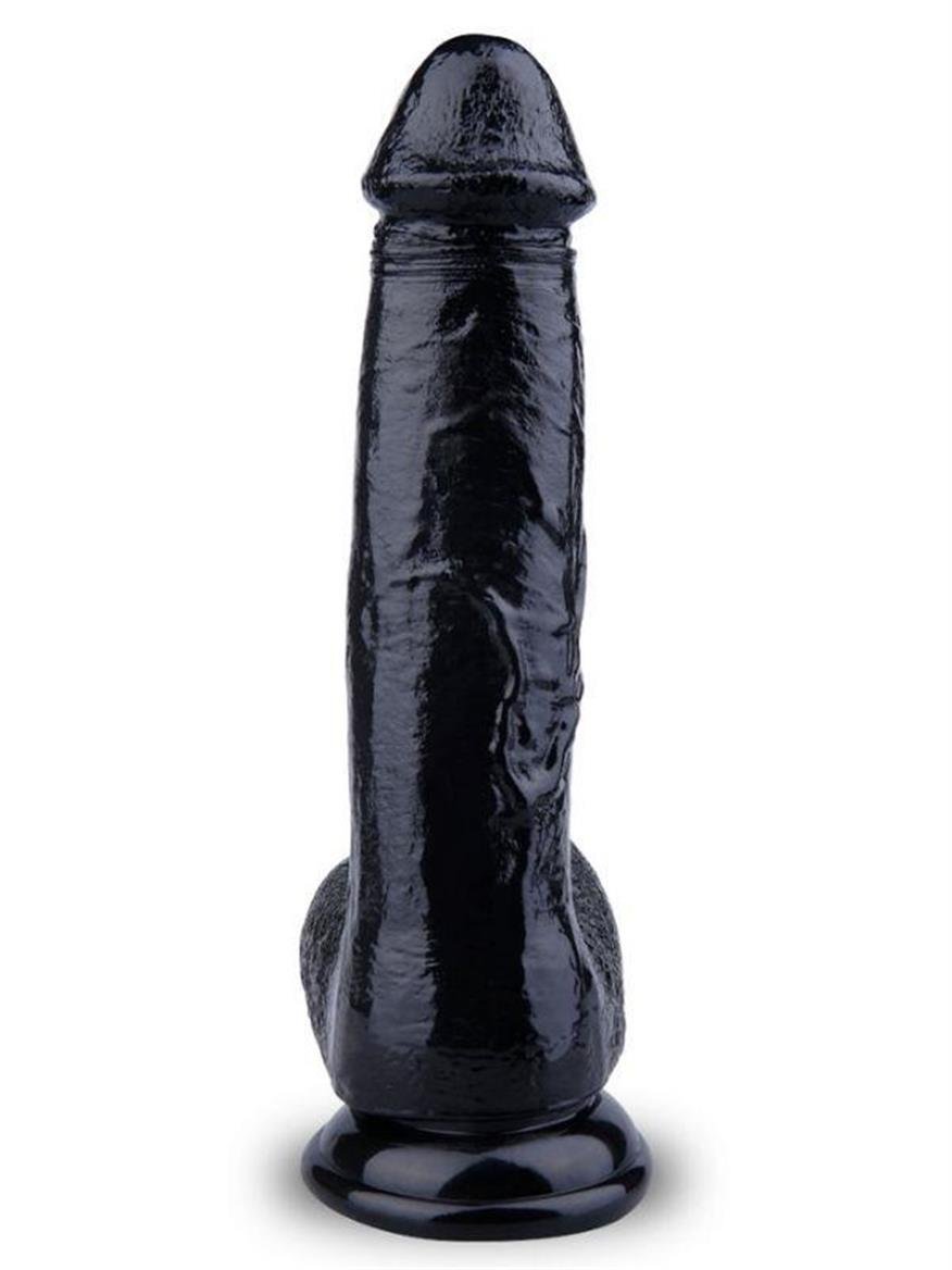 REALİSTİK DİLDONoctisREALİSTİK DİLDOCensanyeniC-7748S.Luxerosshop 24cm Siyah Dildo No:75