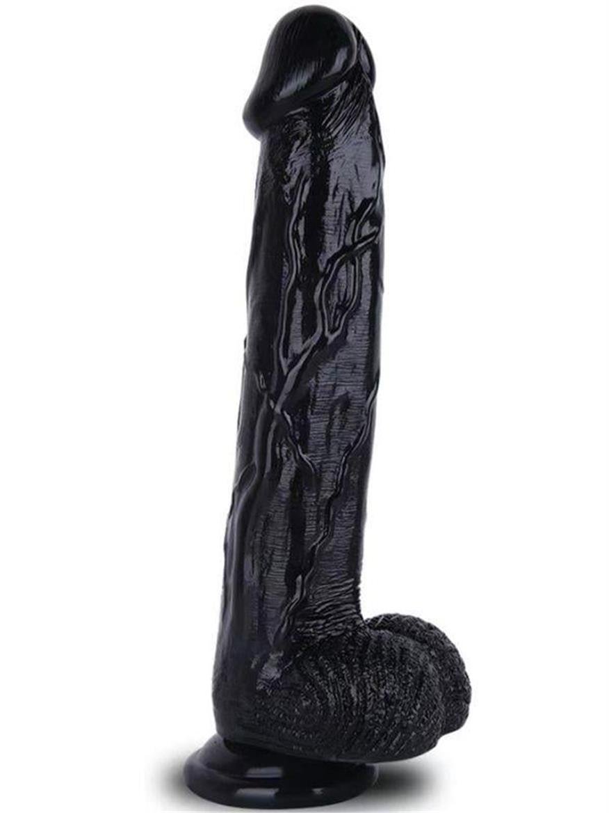 REALİSTİK DİLDONoctisREALİSTİK DİLDOCensanyeniC-7723S.Luxerosshop 30cm Siyah Dildo No:26
