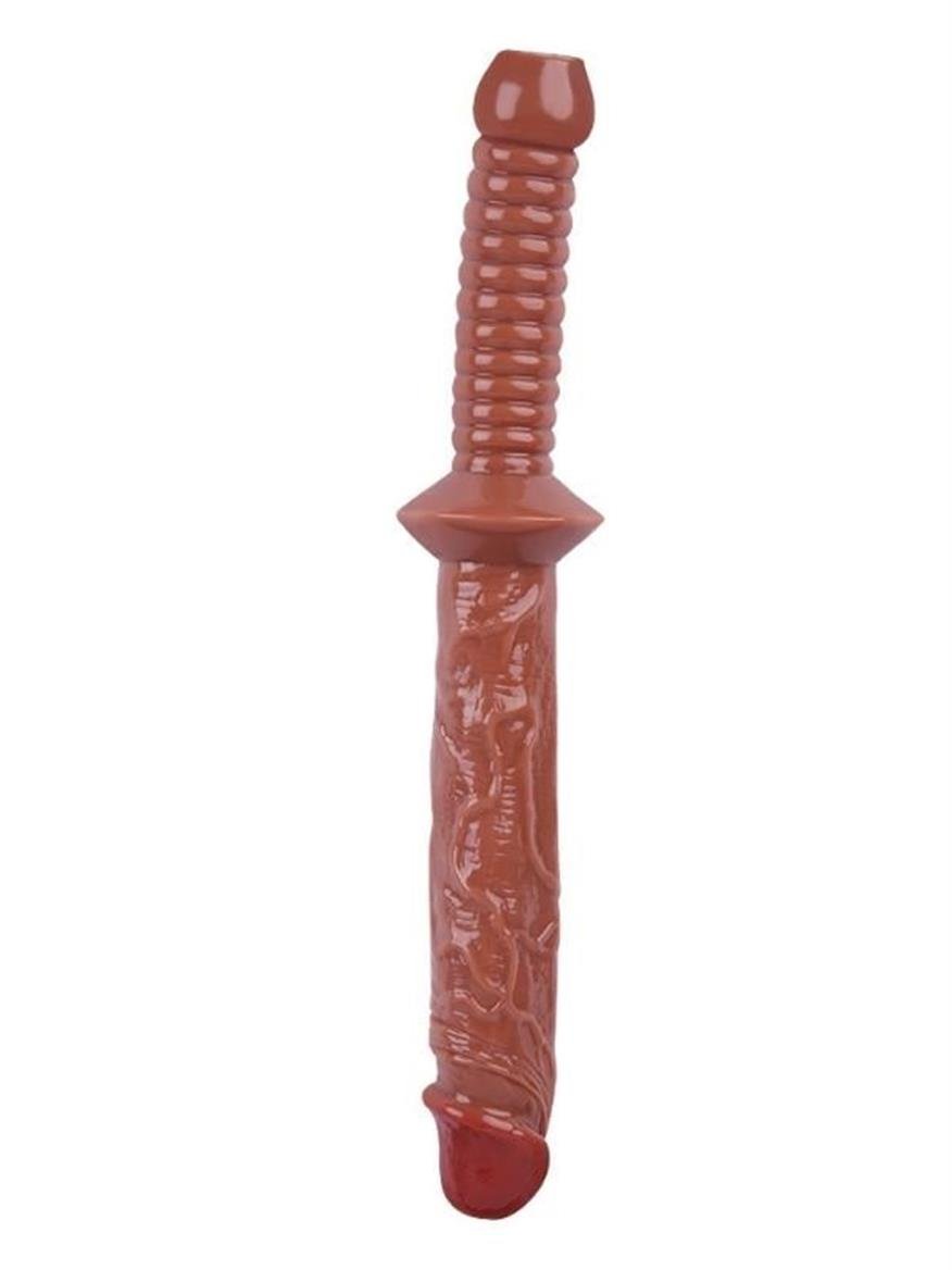 TASARIM ÜRÜNLERNoctisTASARIM ÜRÜNLERCensanyeniC-7829K.Luxerosshop 32cm Kahverengi Realistik Kılıç Dildo No:150