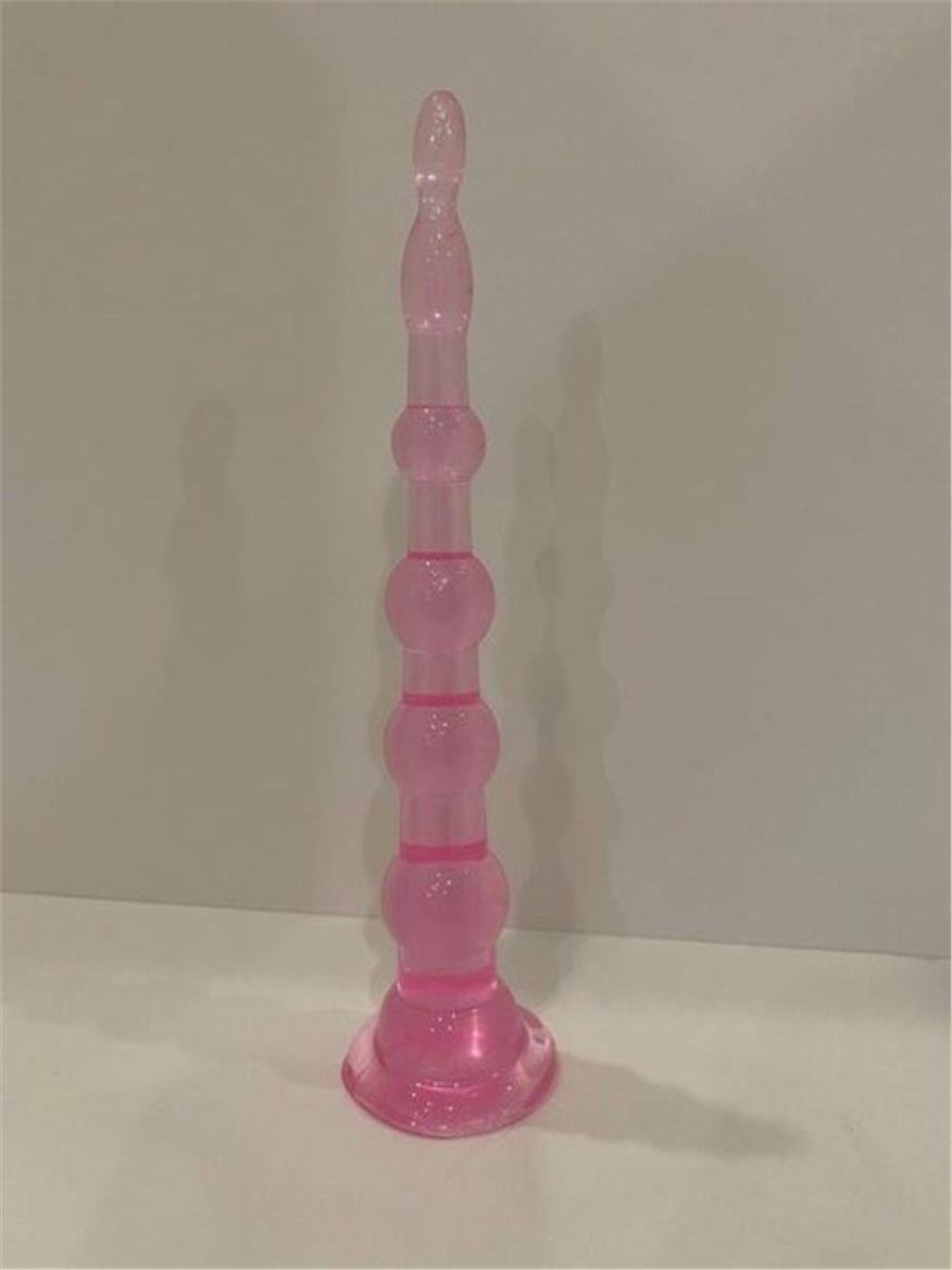 ANAL OYUNCAKLARLuxerosshopANAL OYUNCAKLARCensanyeniC-7508.Luxerosshop 6 Boğumlu 17,5 cm vantuzlu silikon anal plug
