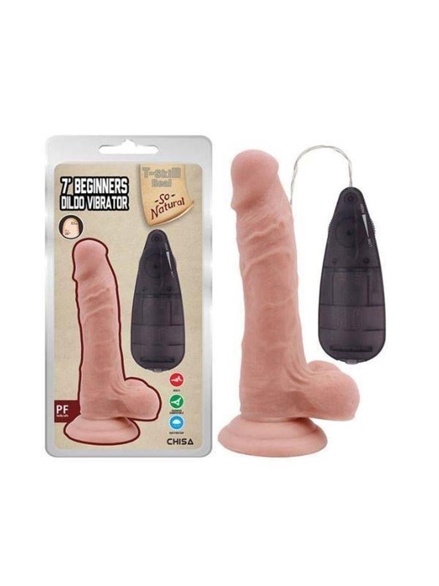 REALİSTİK VİBRATÖRLuxerosshopREALİSTİK VİBRATÖRCensanyeniC-CH7801.Luxerosshop 7' Beginners Dildo Vibrator Flesh