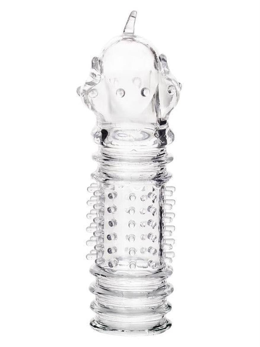 HALKA VE KILIFLARA-ToysHALKA VE KILIFLARCensanyeniC-T768010.Luxerosshop Baldi Şeffaf Penis Kılıfı  8,5 cm