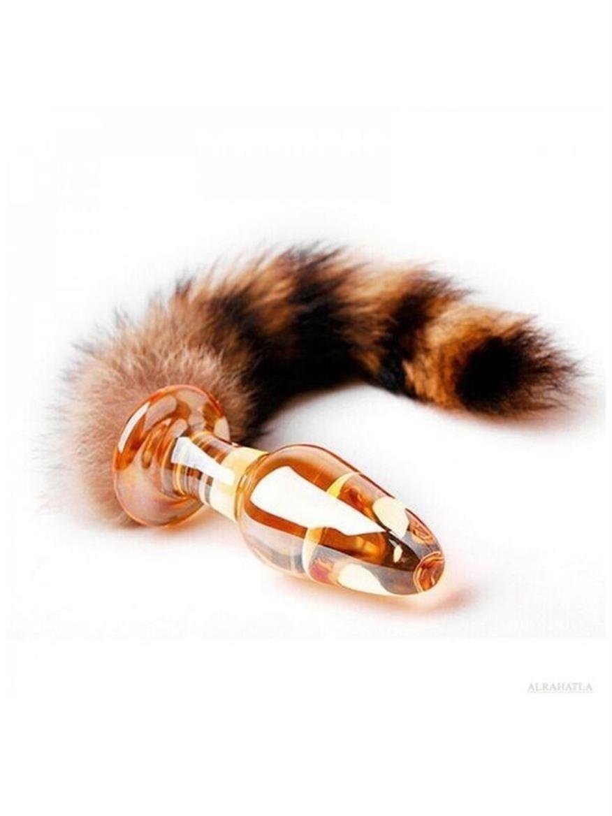 CAM ÜRÜNLERLuxerosshopCAM ÜRÜNLERCensanyeniC-7530.Luxerosshop Cam Tilki Kuyruklu Anal Plug