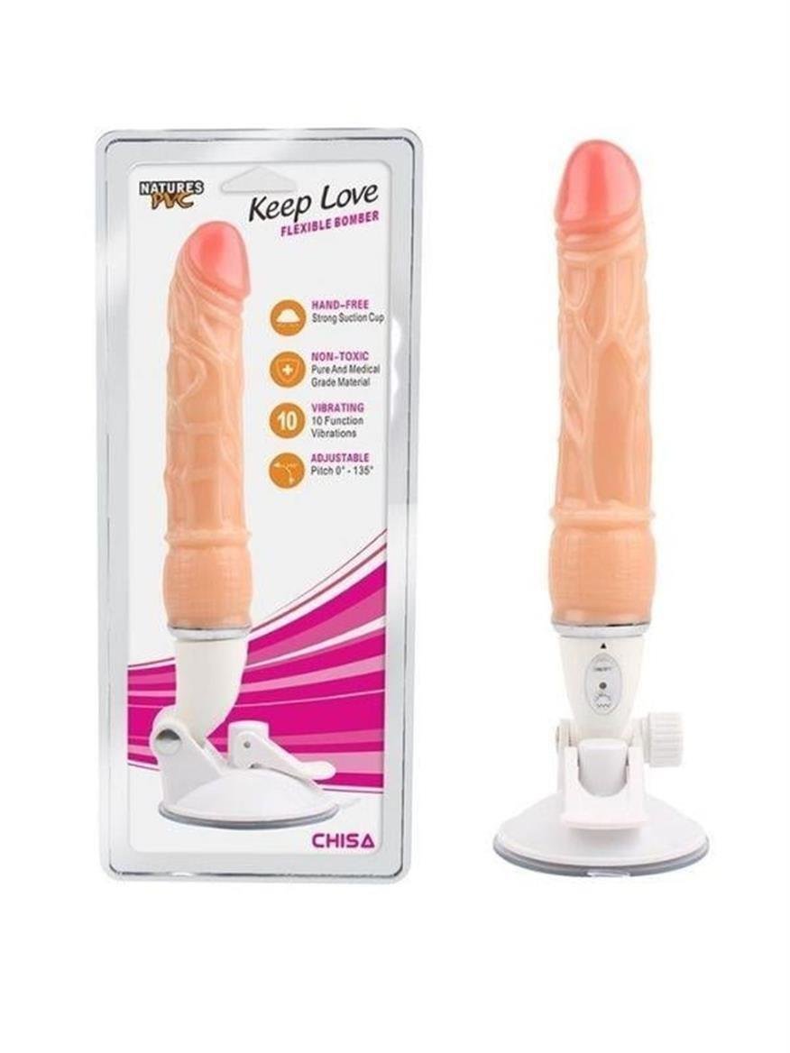 REALİSTİK VİBRATÖRLuxerosshopREALİSTİK VİBRATÖRCensanyeniC-CH7814.Luxerosshop Chisa Keep Love Flexible Bomber 9.9 inç 25 Cm Vantuzlu Vibratör
