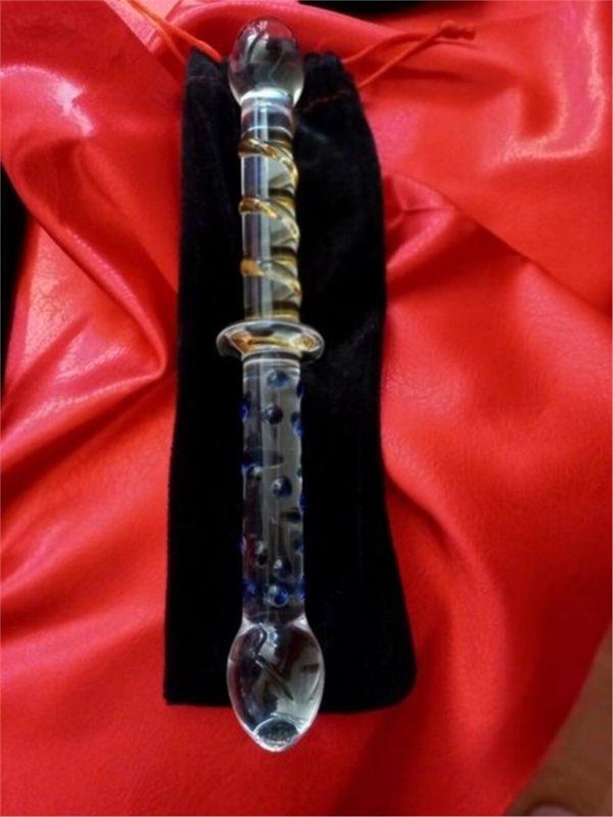 CAM ÜRÜNLERLuxerosshopCAM ÜRÜNLERCensanyeniC-7535.Luxerosshop Çift Taraflı Cam Dildo