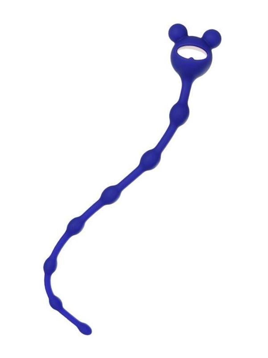 ANAL OYUNCAKLARLuxerosshopANAL OYUNCAKLARCensanyeniC-T356004.Luxerosshop Froggy anal Zinciri silikon mavi 27,4 cm