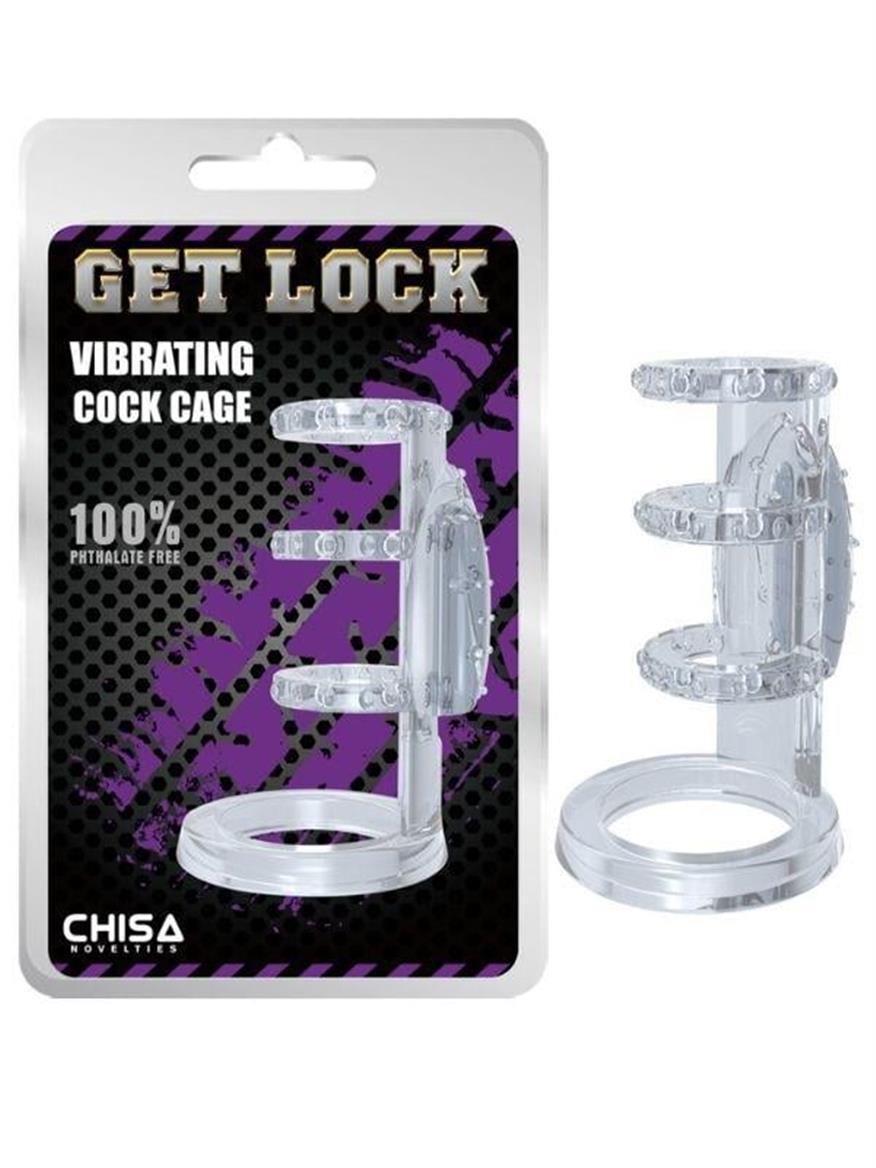 HALKA VE KILIFLARLuxerosshopHALKA VE KILIFLARCensanyeniC-CH0098.Luxerosshop Get Lock Titreşimli Penis Kılıfı