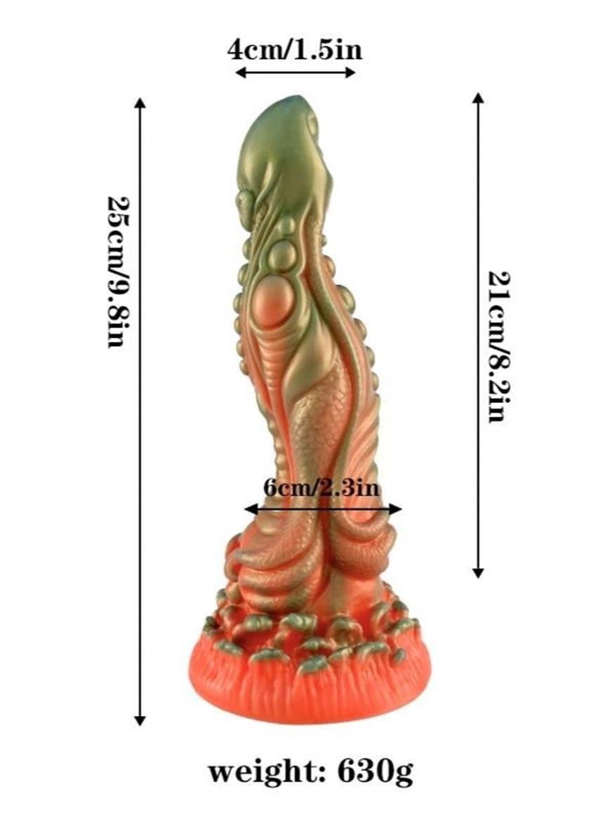 ERKEKLERE ÖZEL ÜRÜNLERLuxerosshopERKEKLERE ÖZEL ÜRÜNLERCensanyeniC-7419.Luxerosshop Kırmızı Yeşil Canavar Dildo Model 5