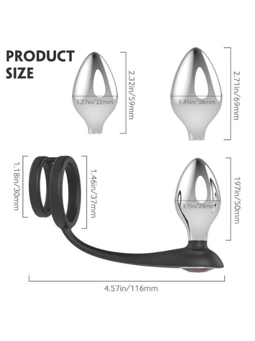ANAL OYUNCAKLARLuxerosshopANAL OYUNCAKLARCensanyeniC-SHD241.Luxerosshop Metal Anal Plug Seti ve Penis Halkası