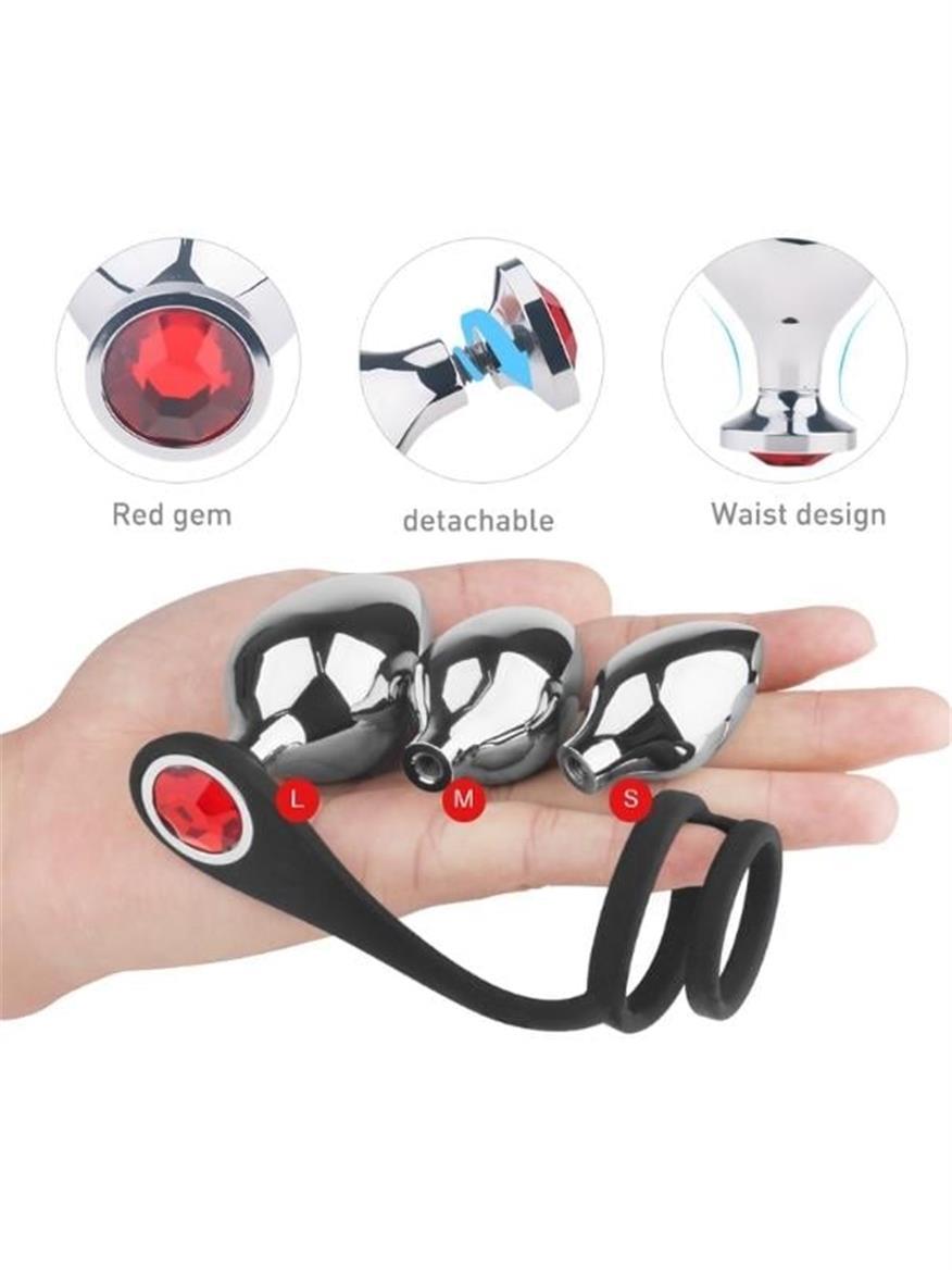 ANAL OYUNCAKLARLuxerosshopANAL OYUNCAKLARCensanyeniC-SHD241.Luxerosshop Metal Anal Plug Seti ve Penis Halkası