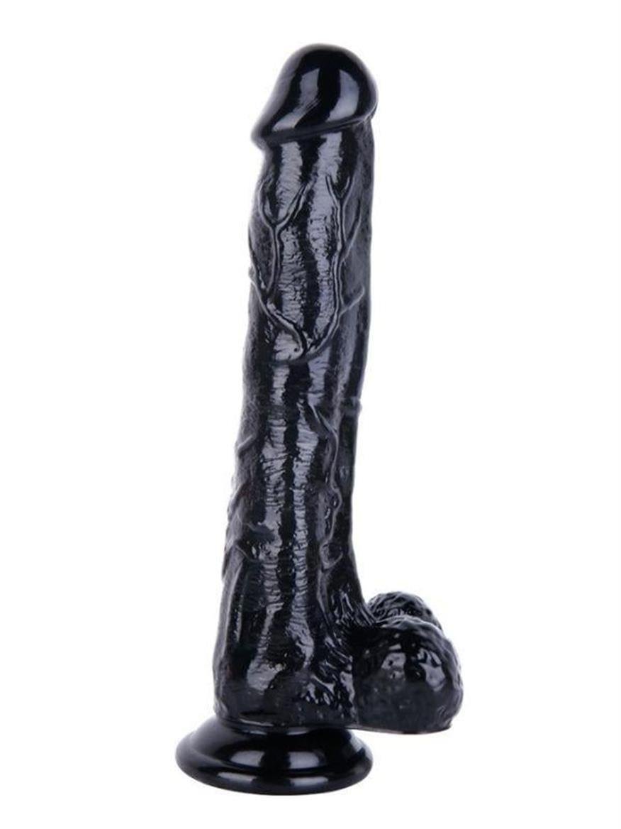 Realistik DildolarLuxerosshopRealistik DildolarCensanyeniC-7701S.Luxerosshop Siyah 25,5cm Dildo No:1