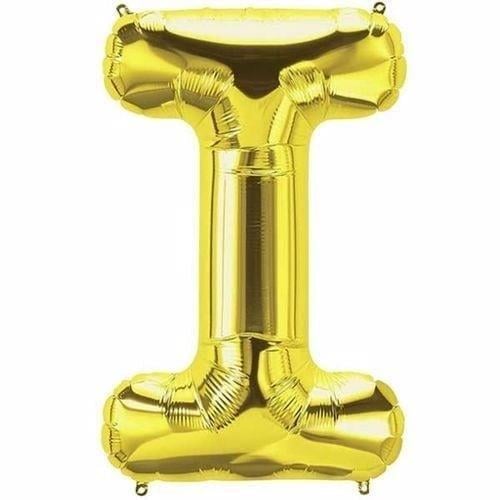 34 inç Folyo Balon34 inç Gold I Harfi Folyo Balon 
