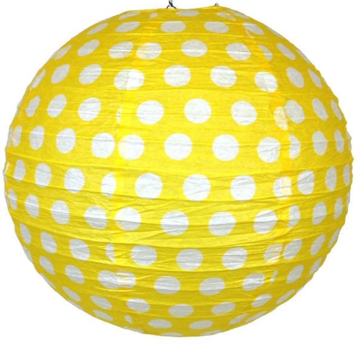 Dekor SüslerFener Süs Sarı Puantiyeli 30cm