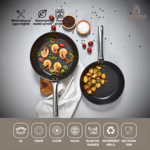Amboss Dark Granit Tava 28 cm