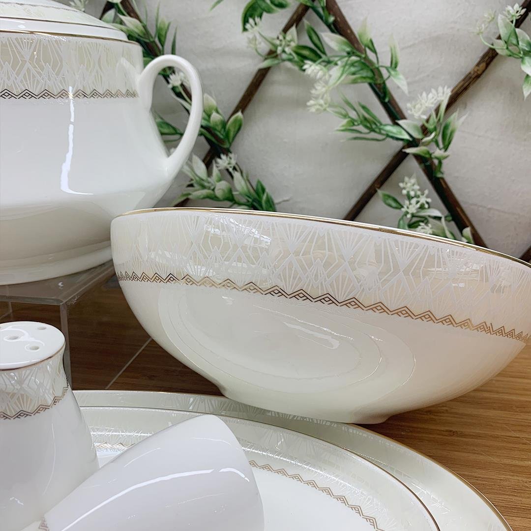 Dinner Set for 12Diamond 60 Parça 12 Kişilik Porselen Yemek Takımı