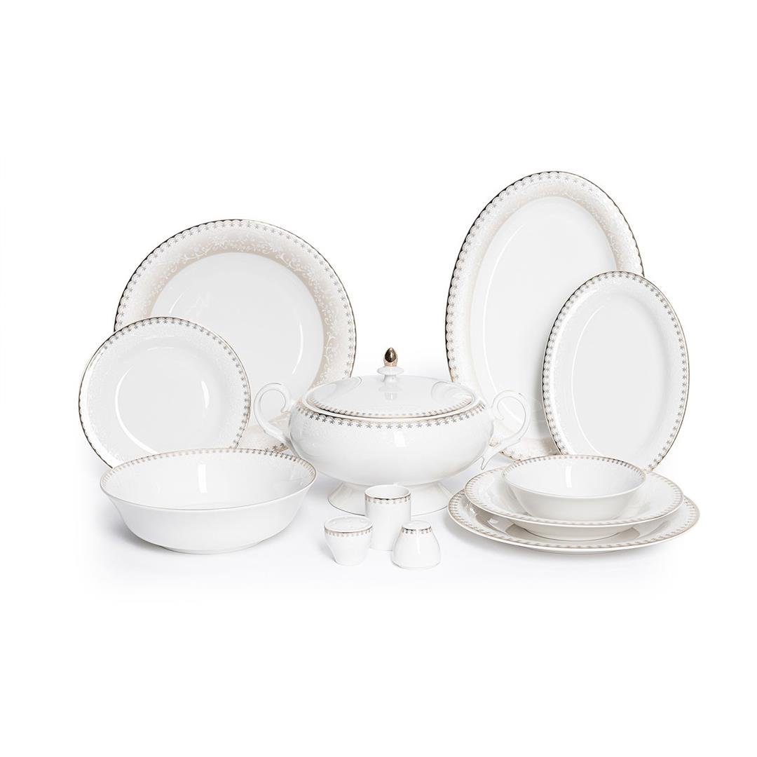 12 Kişilik Yemek TakımıMaxx Doria Golden Ivy 72 Parça 12 Kişilik Porselen Yemek Takımı