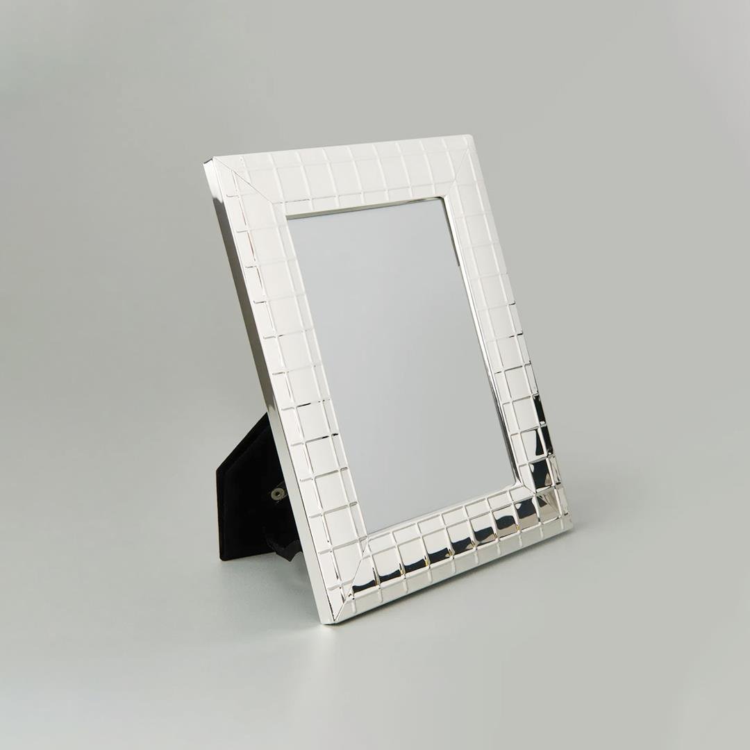 ÇerçeveMetal Fotoğraf Çerçevesi 10x15 cm - Gümüş