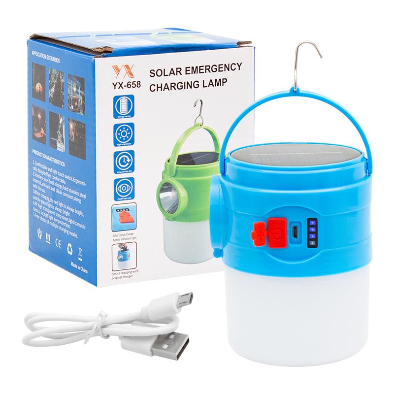 100 WATT ÇOK FONKSİYONLU SOLAR ACİL DURUM LAMBASI (5110)