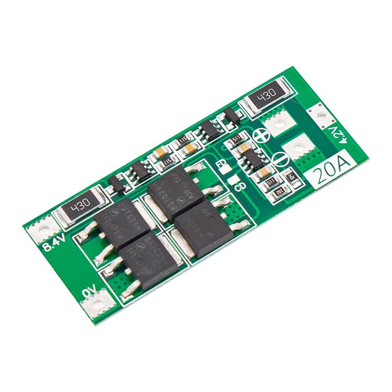 2S 8,4V 20A  ŞARJ VE DEŞARJ KORUMA KARTI (8.4V MATKAPLAR İÇİN KULLANILIR) (5110)