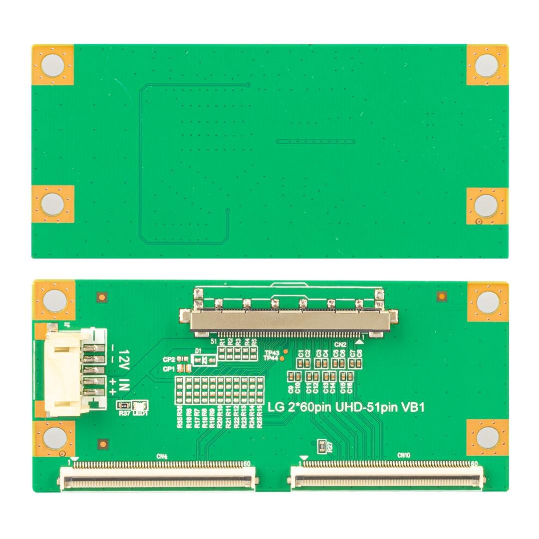 2X60 PIN- 51 PIN LG T-CON FLEXI ÇEVİRİCİ BOARD (5110)
