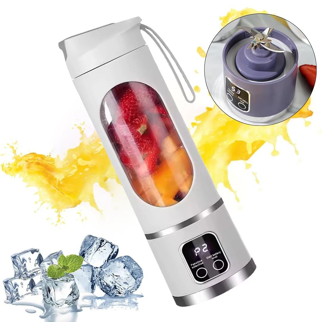 450ML SHAKEN TAKE KİŞİSEL SMOOTHİE TAŞINABİLİR BLENDER MEYVE SIKACAĞI ŞARJLI BEYAZ (5110)