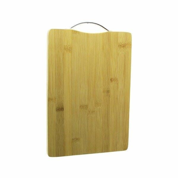 AHŞAP KOYU BAMBU KESİM PANOSU METAL KULPLU (5110)