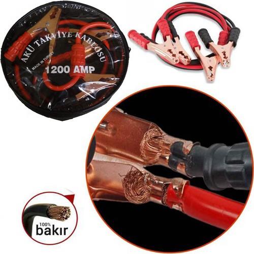 Akü Takviye Kablosu 1200 Amper (Taşıma Çantalı) (5110)