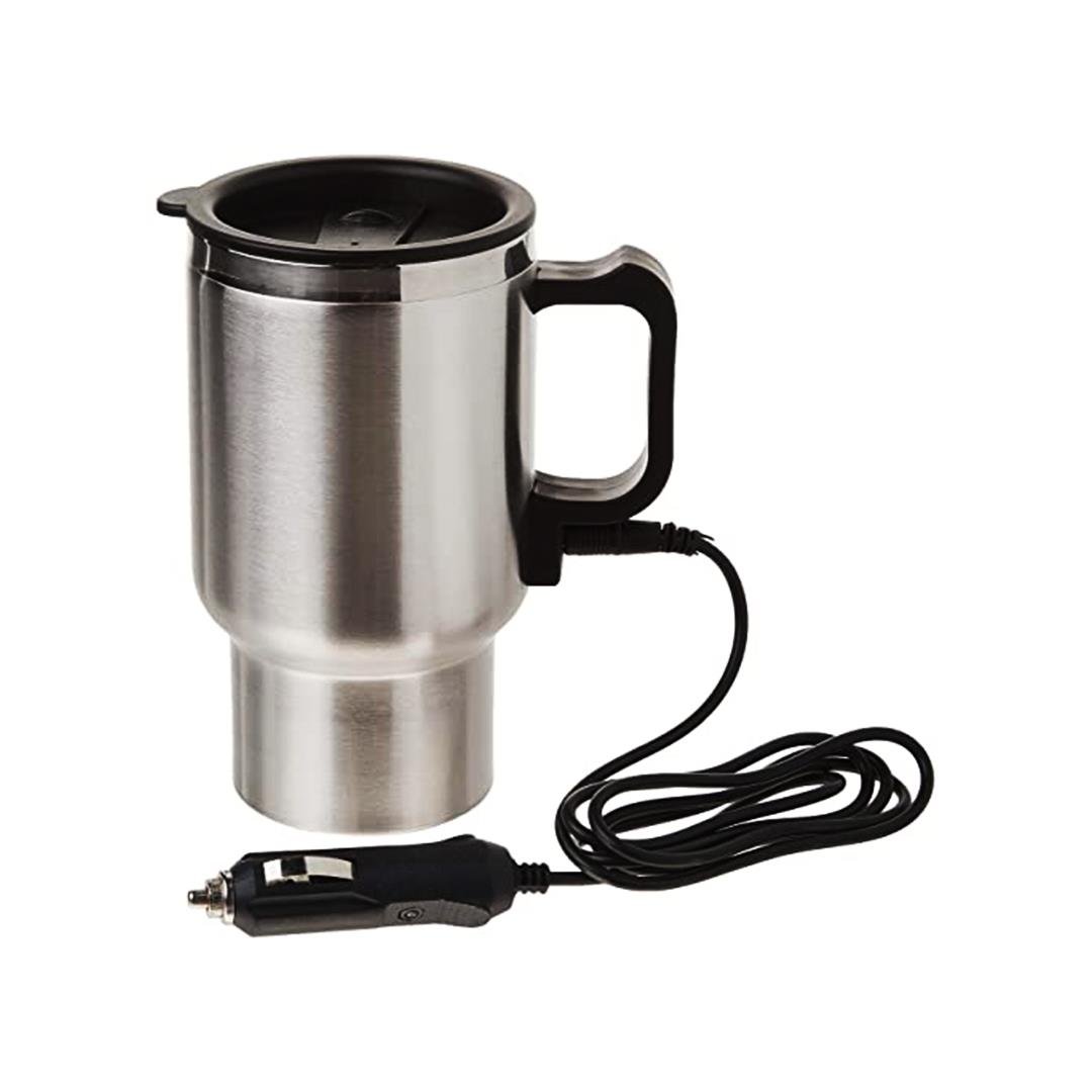 ARAÇ - OTO- 12V ÇELİK BARDAK KETTLE SU ISITICISI ÇAKMAKLIK FİŞLİ (5110)