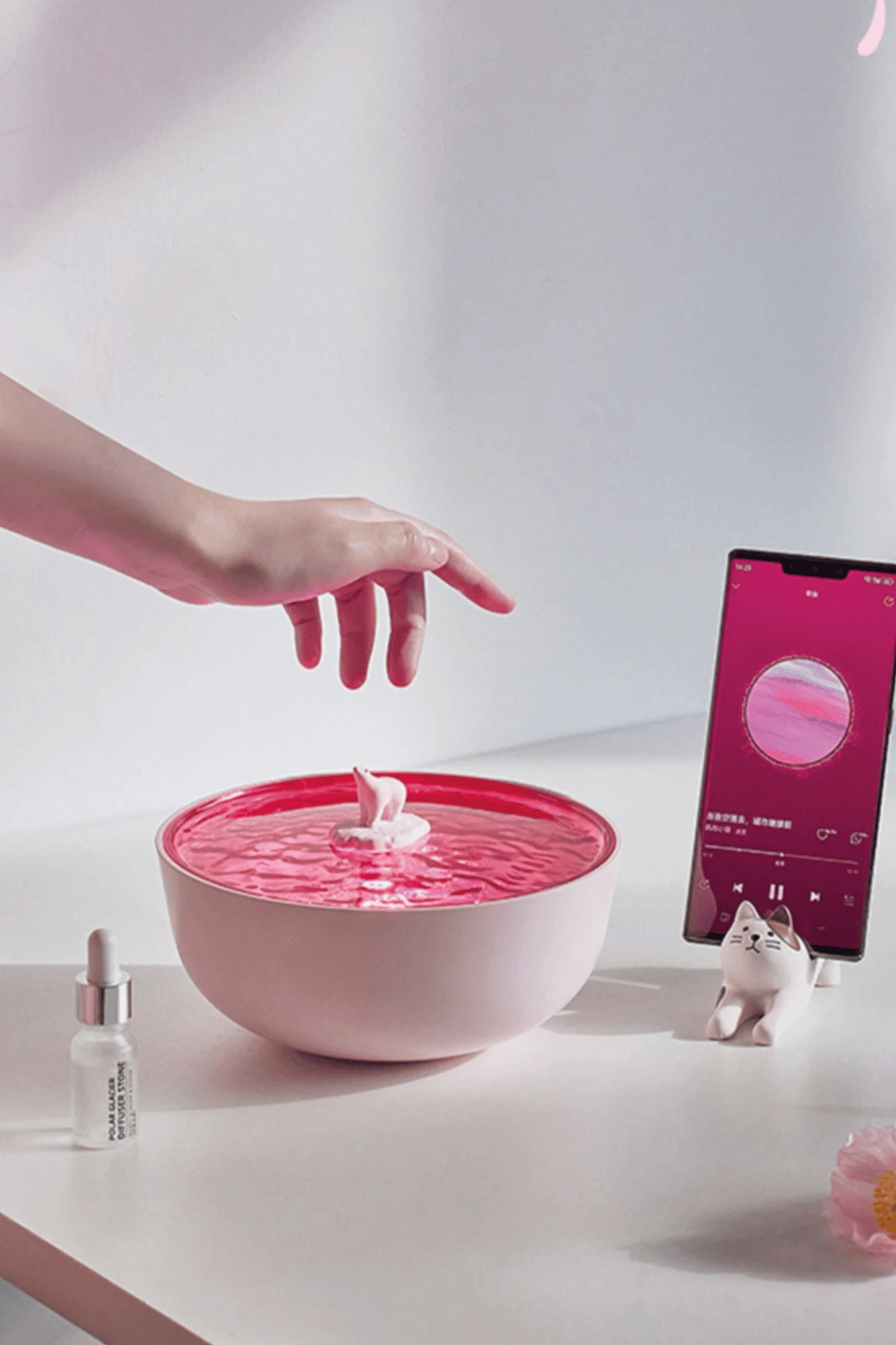 BFS  Z5 Arktik Okyanus Temalı BT Kablosuz Hoparlör - Pembe