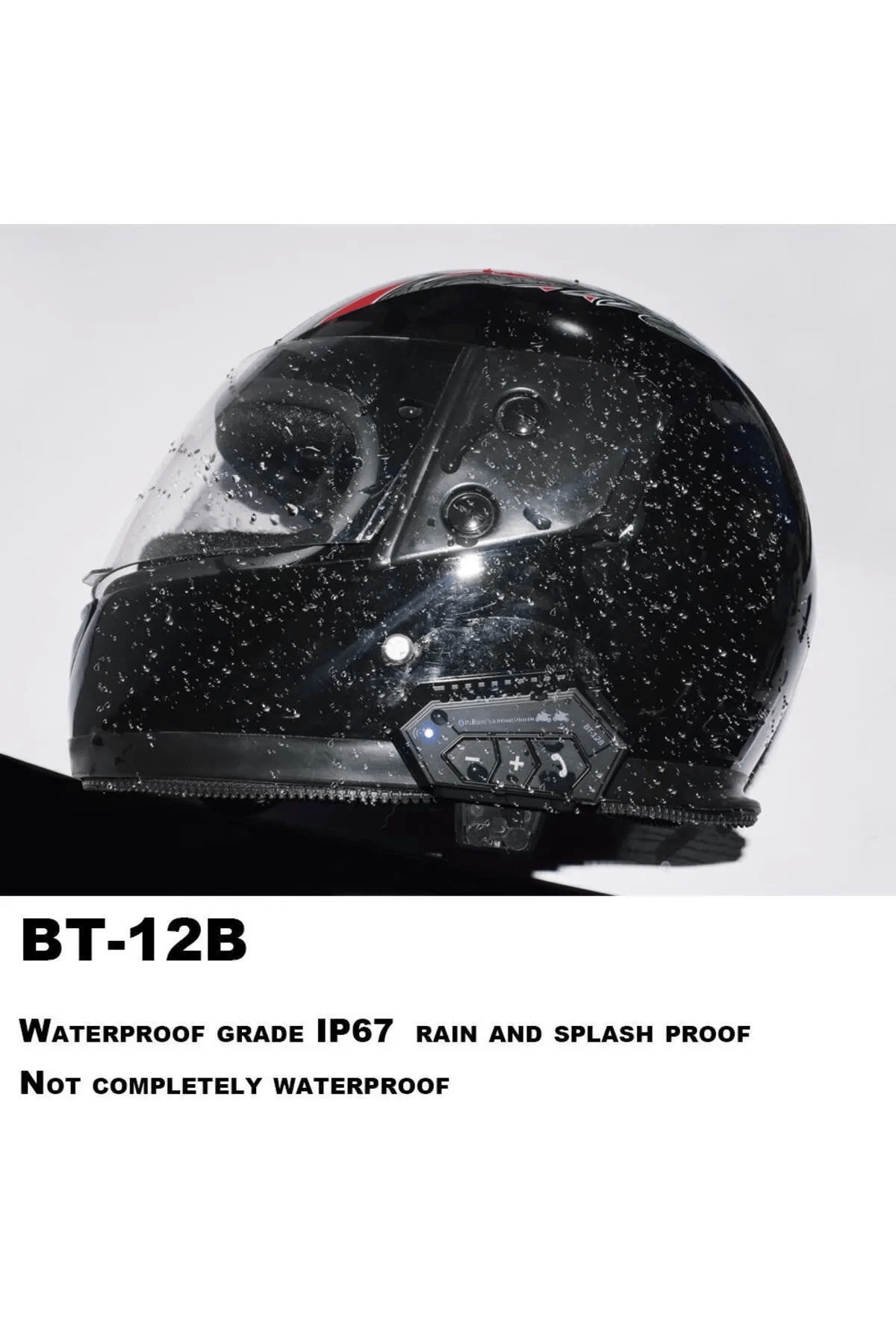 Bt-12b 2 Binici Eşleşme Özellıklı Motosiklet Bluetooth Intercom