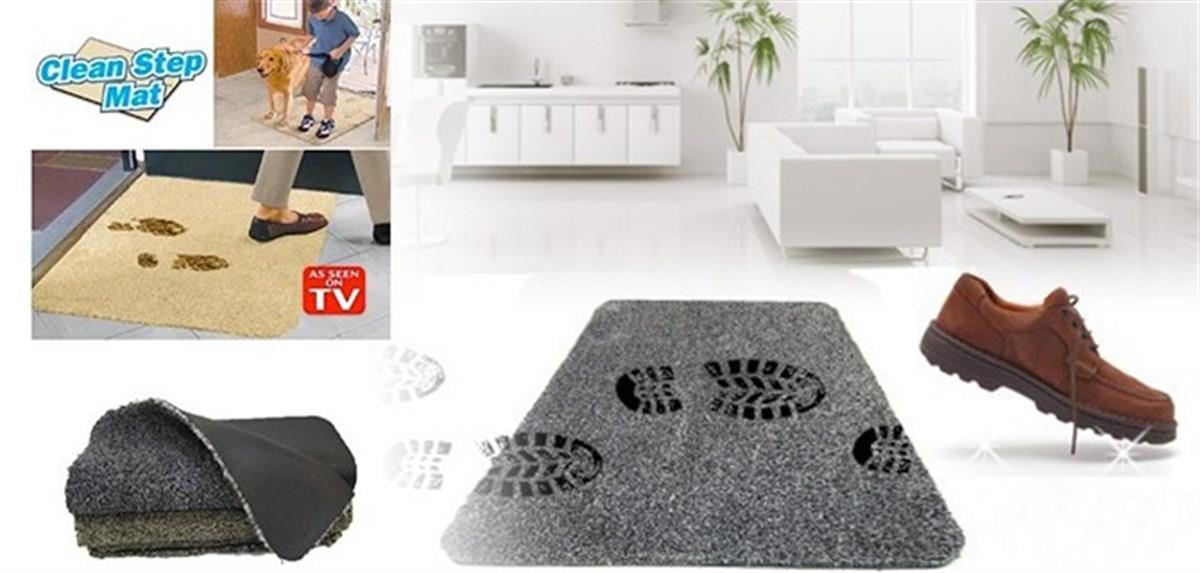 Çamaşır Makinesinde Yıkanabilir Kir Toz Emici Mikrofiberli Paspas (5110)