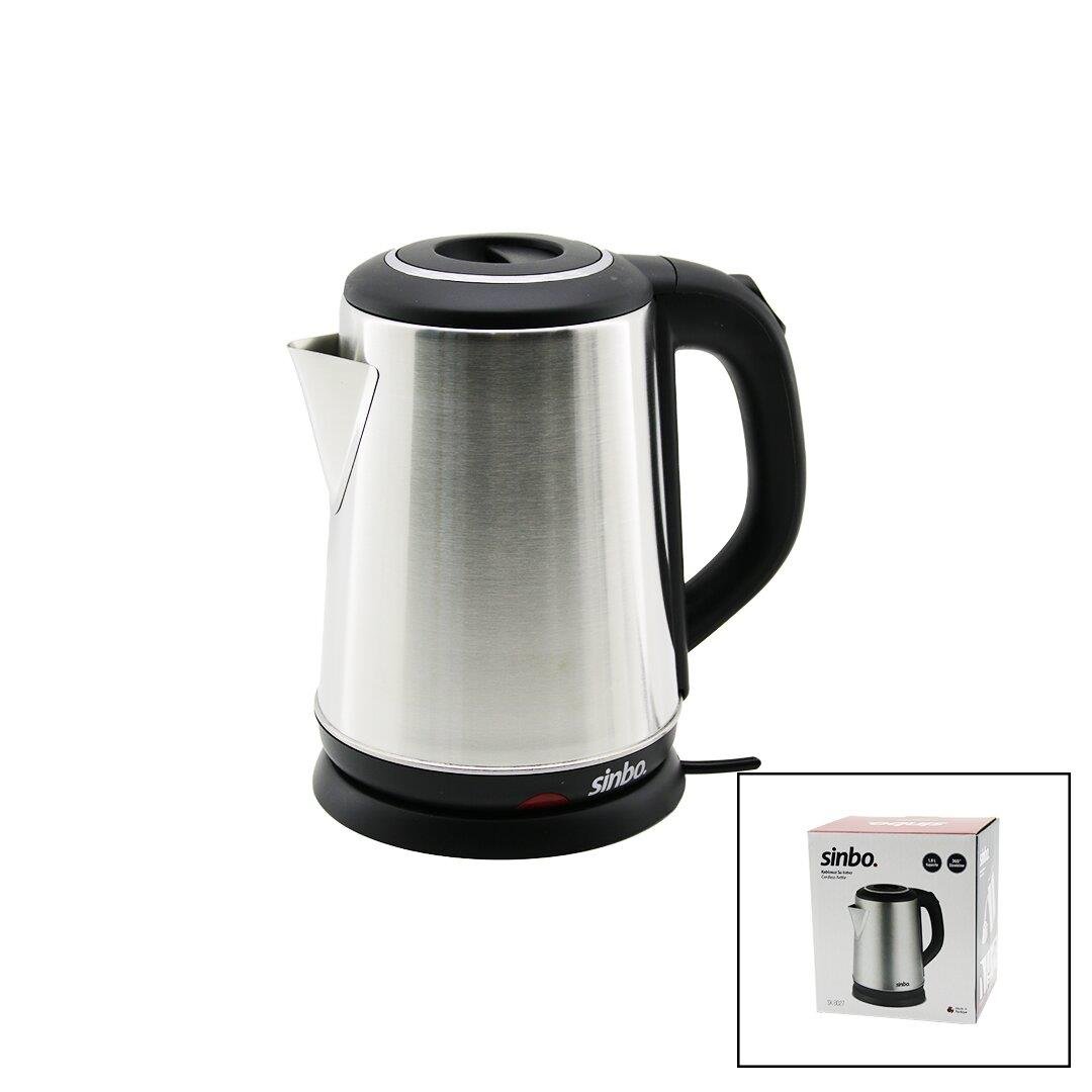 ÇELİK KETTLE 1.8LT GİZLİ REZİSTANS - KABLOSUZ SK-8027 (5110)