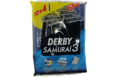DERBY SAMURAİ 3 BIÇAK 10+4 PARÇA.POŞETLİ (5110)