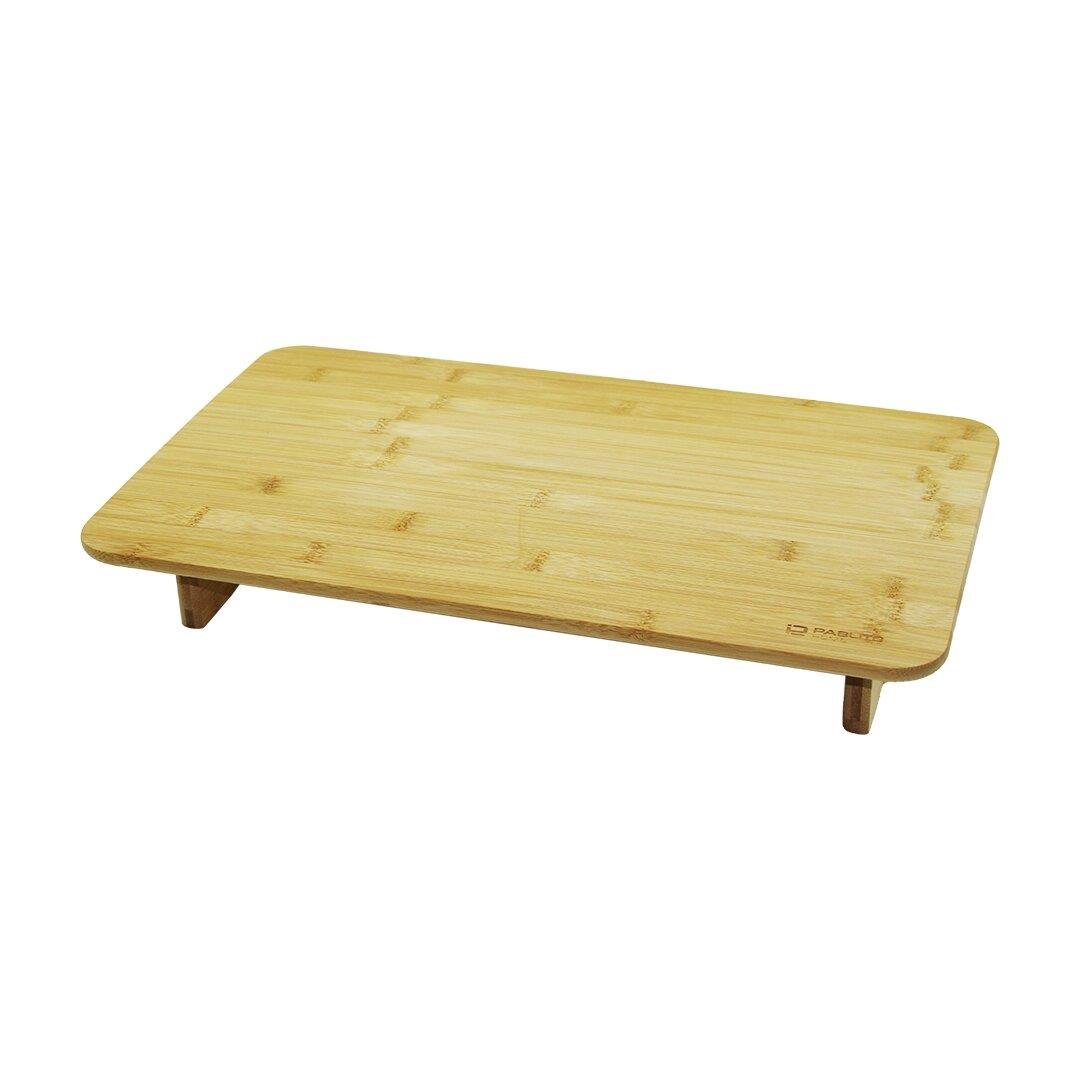 DİKDÖRTGENMİNİ SOFRA MODEL=30X50CM - Y:8CMAYAKLI BAMBU AHŞAP KESİM PANOSU (5110)