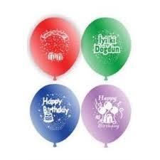 DOĞUM GÜNÜ İYİKİ DOĞDUN BALON 12İNC 100 PARÇA (5110)