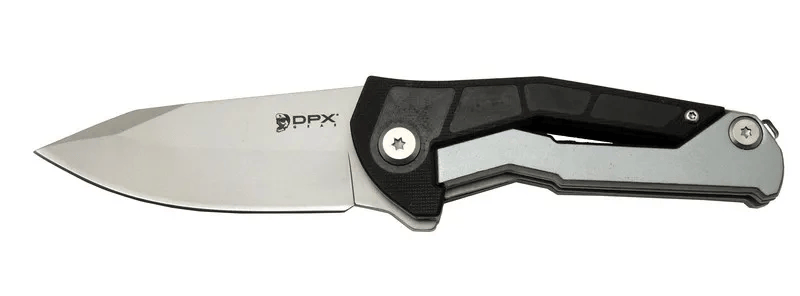 Dpxgear Sugga 915b Bk Siyah Ampamp Beyaz Kamp / Outdoor Çakı 17,5cm - Yarı Otomatik, Kemerlikli, Kutulu