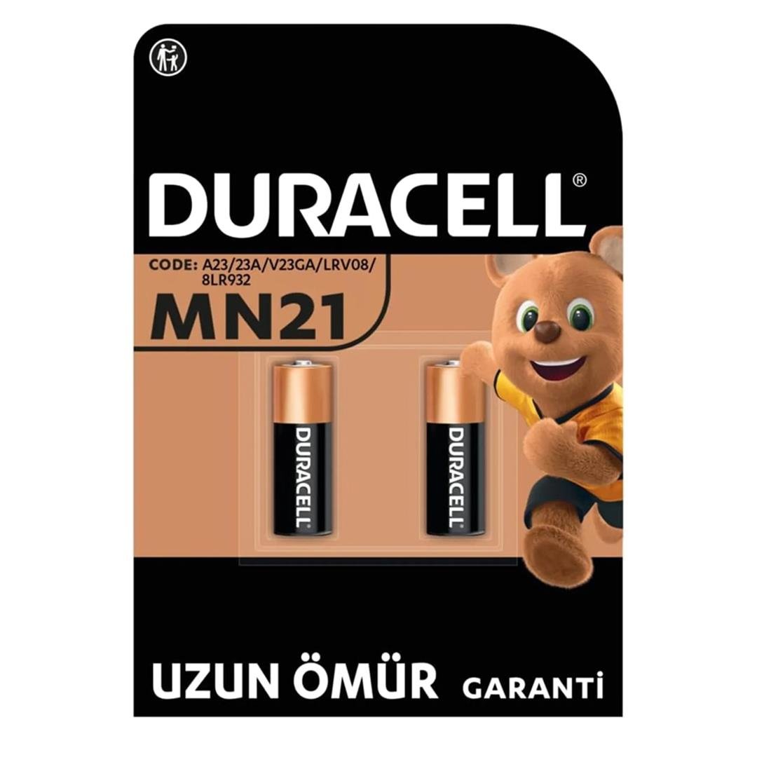 DURACELL 23A LİTYUM MN21 ALARM PİLİ (2Lİ PAKET) (5110)