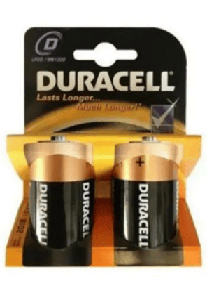DURACELL LR20 D BÜYÜK  PİL 2Lİ KART (5110)