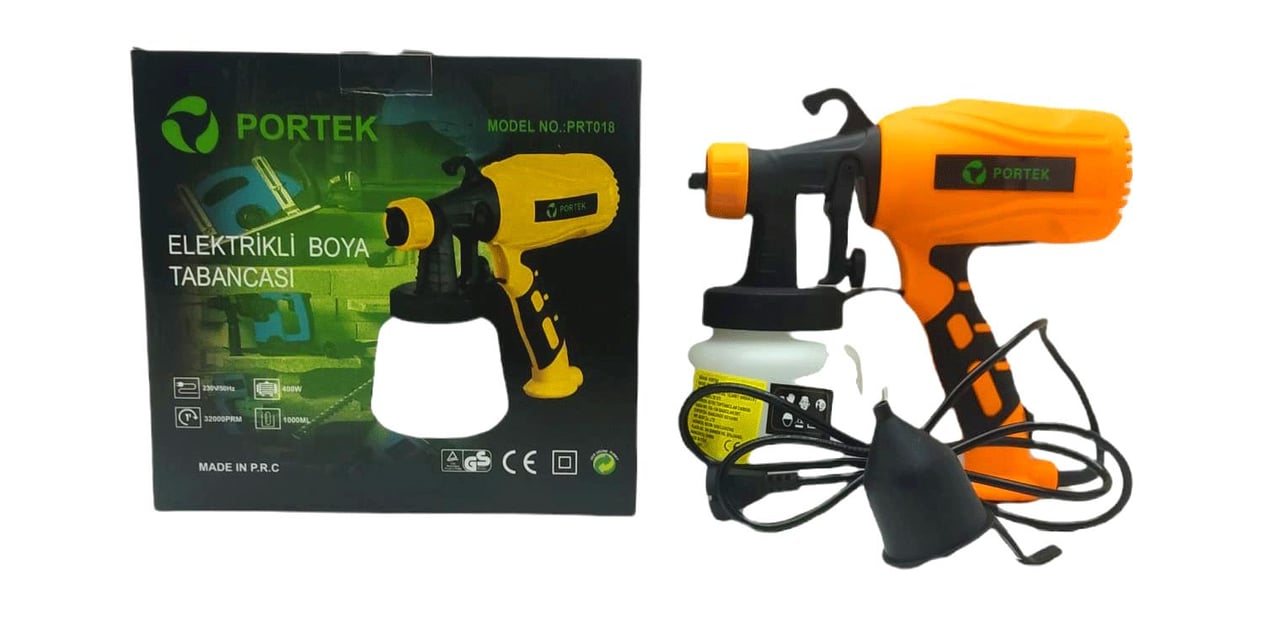 ELEKTRİKLİ BOYA TABANCASI 1000 ML.400W PRT-018 (5110)