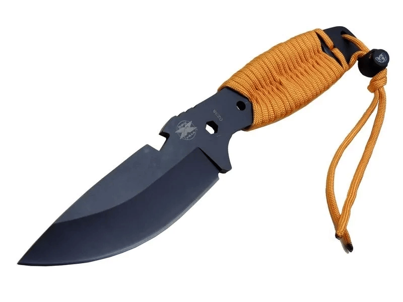 Gear Assault 0238trn Kamp Bıçağı 22,5 Cm - Turuncu, Metal İpli Sap