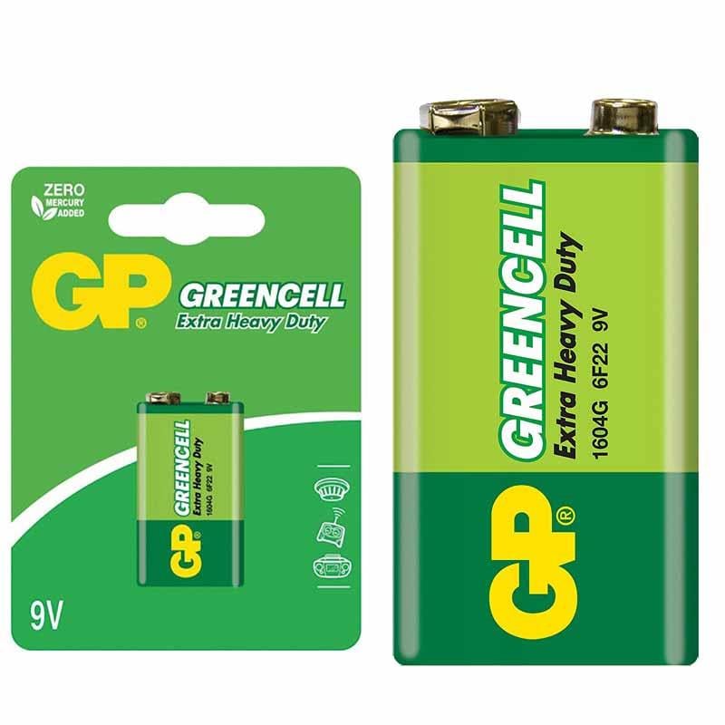 GP 1604GLF GREENCELL 9 VOLT BLİSTERLİ PİL TEKLİ FİYAT (5110)
