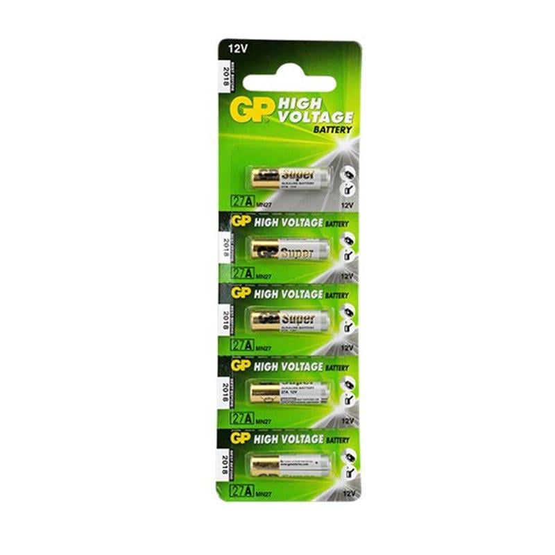 GP 27A 12V İNCE ALARM PİLİ 5Lİ PAKET (5110)
