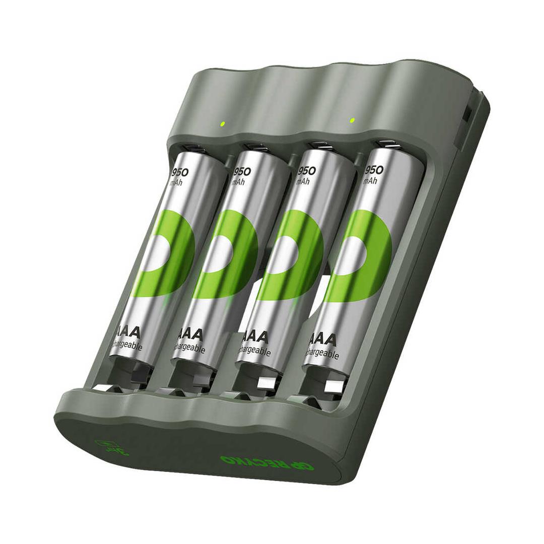 GP RECYKO B441 4 X 950 MAH R03 AAA PİLLİ ŞARJ CİHAZI (GP-B441/100HCER21-2GTLB4) (5110)