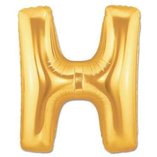 H Harf Folyo Balon Altın Renk  40 inç (5110)