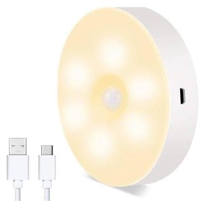 Hareket Sensörü Dolap Altı Aydınlatması USB Şarj Edilebilir LED (5110)